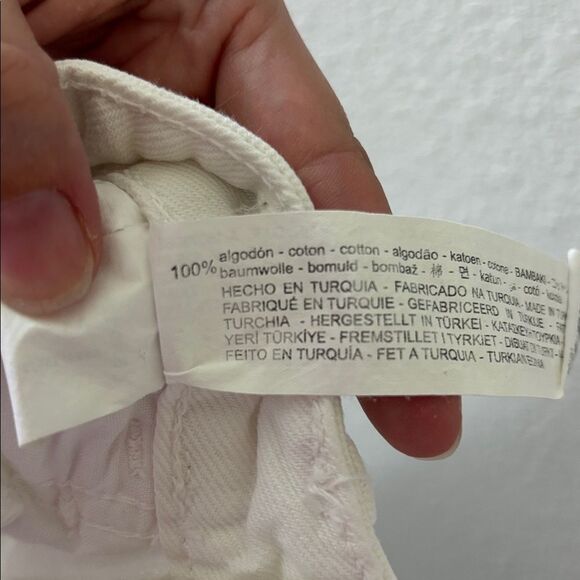 ZARA White High Rise Straight Jeans size 4 - Picture 6 of 6